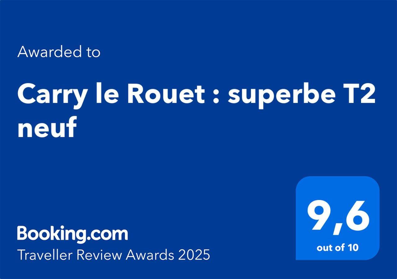 Carry Le Rouet : Superbe T2 Neuf Lejlighed Eksteriør billede